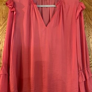 Chic Coral Blouse for Women